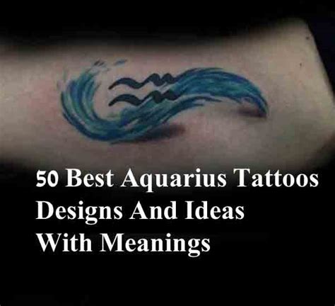 aquarius tattoos for guys|Aquarius Tattoos: 50+ Designs with Meanings, Ideas